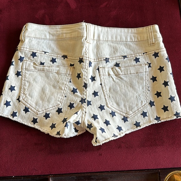 4th of July Denim Cutoff Shorts - Picture 3 of 3